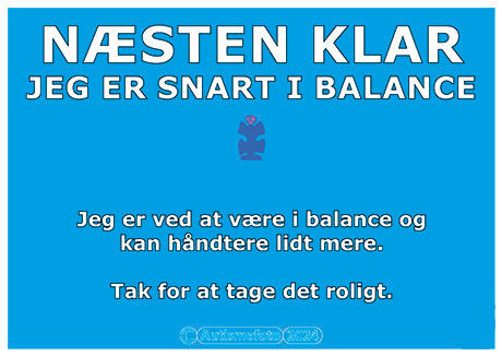 Lys blå kort